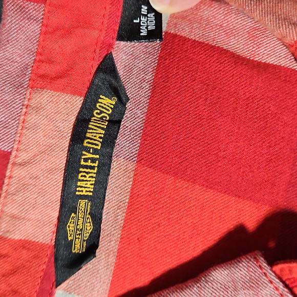 Harley-Davidson Flannel with LOGO - Picture 3 of 8